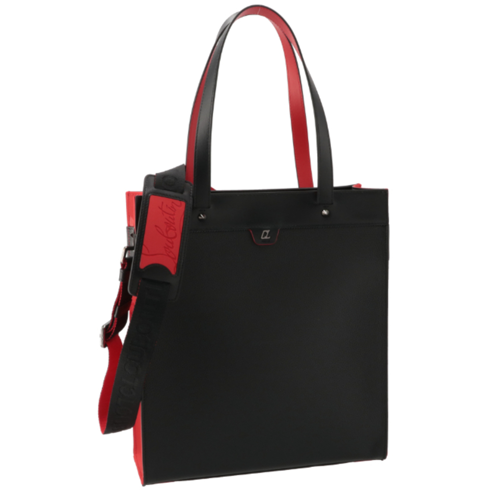 Christian Louboutin Ruistote Calf Empire Tote Bag Black